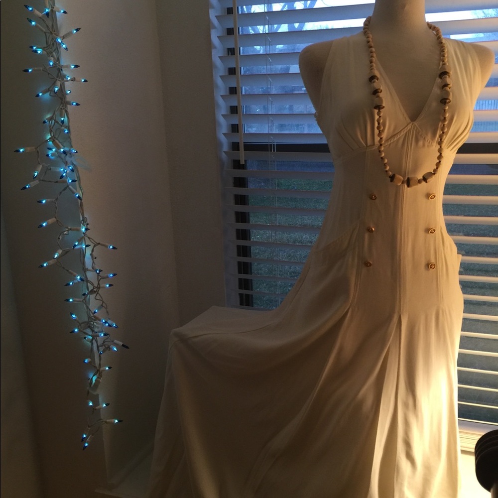 COPY - Vtg halter dress texas star buttons Ronda …